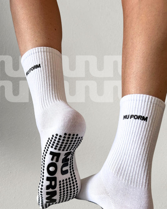 NU FORM ACTIVE Pilates Socks | WHITE