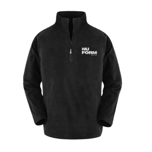 100% RECYCLED BLACK FLEECE JUMPER (Pre Order)