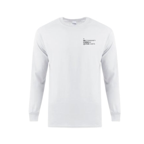 100% COTTON WHITE LONG SLEEVE (Pre Order)